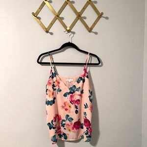 Floral flowy tank top